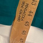 Naqui Embroidered Cotton Caftan Green Dress One Sz Floral Pakistan Boho Mumu Vtg Photo 5