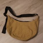 Baggu  Khaki Nylon Medium Crescent Crossbody Photo 2
