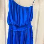 DO+BE One Shoulder Blue Dress Photo 0