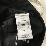 Lovers + Friends Jack High Rise Cut Off Frayed Raw Hem Black Shorts Size 28 Photo 4