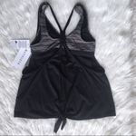 Athleta Jacquard Back Tie Tankini Swim Top XXS Photo 6