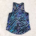 Lily White  Blue Metallic Racerback Tank Top Size Small Photo 1