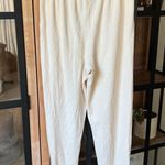 Oh Polly  ribbed knit joggers sweatpants high waisted influencer bo+tee ivory Photo 3