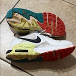 Nike Air Max White Lime green and Teal Sneakers Photo 6