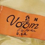 💕VOOM💕 100% Silk Lime Green Midi Dress Size M Photo 3