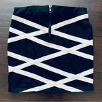 Forever 21  Sexy White & Black Mini Pencil Skirt | Size: S Photo 2