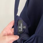 Lulus Lulu’s Air of Romance Navy Chiffon Maxi Dress Photo 6