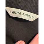 Laura Ashley  Black Denim Jacket Western Embellished Collar Womens Medium M Denim Photo 3