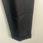 Max Mara  Dark Heather grey high rise cuffed 100% wool trousers size 8 READ Photo 6
