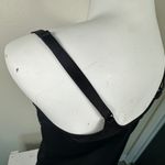 Black Eyelash Scalloped Lace Trimmed VNeck Bodysuit 3X Lagenlook Whimsigoth Sexy Photo 7