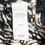 Lucky Brand  Diamond Fair Isle Long Boho Cardigan Black & Cream Womens Size Small Photo 14