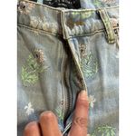 NWT Saint Morta Denim Jean Shorts Size 34 Floral Distressed Cotton Boho Hippie Blue Photo 4