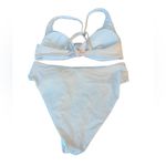 ONIA  Peach Seersucker Bikini Set Photo 1