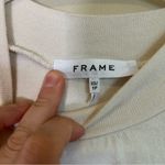 frame denim FRAME - 70s Mariner Dress Size XS Cream and Black Photo 3