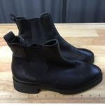 Paul Green  Ankle Chelsea Boots Women's 7.5 Black Leather Slip-On Almond Toe Photo 0