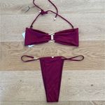 Heart of Sun   - Elektra Bikini in Wine Red & Gold Photo 3