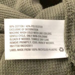 Original Use  Size Medium Longline Olive Green Side Slit with Ties Top. New Photo 4