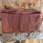 STAUD  Atticus Camisole Top Pink Bow Strapless Satin Coquette Feminine Size M Photo 4