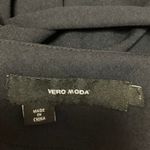 VERO MODA  Blue Double Breasted V-Neck Belted Tie Waist Blazer Coat Jacket Top S Photo 2