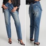 One Teaspoon NWT  1982s High Waist Barrel Jeans in Blue Love Medium Wash Size 26 Photo 1