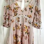 For Love & Lemons Isadora Dress Mini in Blush Size Small Photo 4