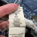 Free People Size 28 Shorts Cut Off Denim Golden Thread Destructted Lace Cotton Photo 12