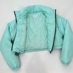 superdown  Ava Cropped Puffer Jacket in Aqua Photo 5