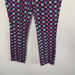 Anthropologie Maeve Womens High Waisted Geometric Slim Ponte Pants Size 8 Photo 4