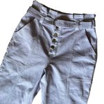 Ted Baker  High‎ Waist Paper Bag Tapered Leg Cargo Pants Lavender Size 32 Photo 2