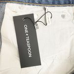 One Teaspoon NWT  1982s High Waist Barrel Jeans in Blue Love Medium Wash Size 26 Photo 13