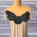 Charming Charlie white dress with blue flower White Size M Photo 2