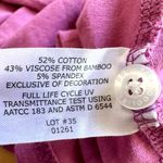 Coolibar Polo Shirt Long Sleeve Golf UPF 50+ Sun Protection Cotton Pink Small Photo 3