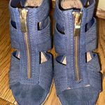 Merona Denim Espadrilles Wedges Photo 3
