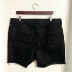 Old Navy Womens Shorts Jean Denim Black High Rise OG Straight Cut Off Size 20 Photo 1