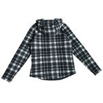 The North Face The North Face Black White Plaid Hooded Half Zip Sweater Size XS Photo 1