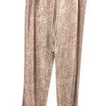 Lucky Brand  Dusty Pink Cream Soft Pajama Loungewear PJ Drawstring Waist Pants M Photo 5