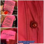 Betsey Johnson RED SNAP BUTTON CAPE JACKET (XL) Photo 11