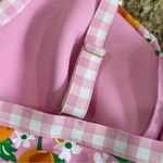 Lands' End  X Draper James Pink Gingham Orange Blossom Swimsuit Size 20 W Photo 5