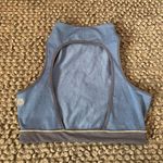 Urban Outfitters Year of Ours Blue Colorblock Halter Top Photo 1