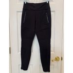 Athleta Headlands Hybrid Moto Tight Pant in Black Size 8 Photo 2