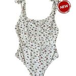 SheIn x Frenchy White Stretch Bodysuit Size L NWT (10E-20) Photo 1