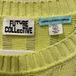 Future Collective Women's Green Ribbed Long Sleeve Sweater Size XXL Photo 2