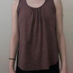 brown long tank top Photo 0