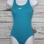 Nike One Piece Blue Swimsuit Photo 0