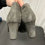 Lola Cruz Suede Leather Pointed Toe Heeled Ankle Booties EU 40 US 9 Gray Photo 3