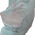 Blu Pepper  Sheer Sleeveless Blouse Size S Blue Floral Photo 5