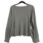 Flam Mode Paris Gray Corset Front Tie Shirt Size Medium/Large Photo 1