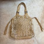 Luxury brand Kippys crystallized swarovski crystals tote shoulder bag metallic Gold Photo 6