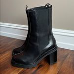 Annabella black leather women's mid Photo 2
