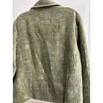 Susan Graver NWT  QVC Olive Green Embossed Full-Zip Jacket L Photo 6